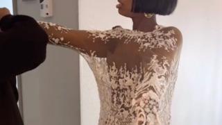 Gelinlik seçimi sosyal medyada viral oldu! “Düğünümde çıplak görünmek istedim”