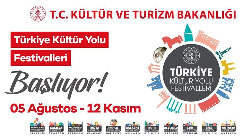 Türkiye Kültür Yolu Festivalleri başlıyor