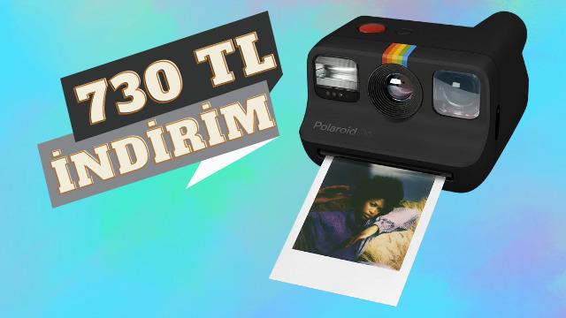 Fiyatı 2099 TL'ye düştü! Polaroid Go'da 730 TL indirim