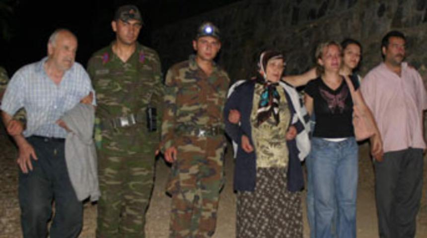 Uludağ ormanlarında 8 saatlik kabus