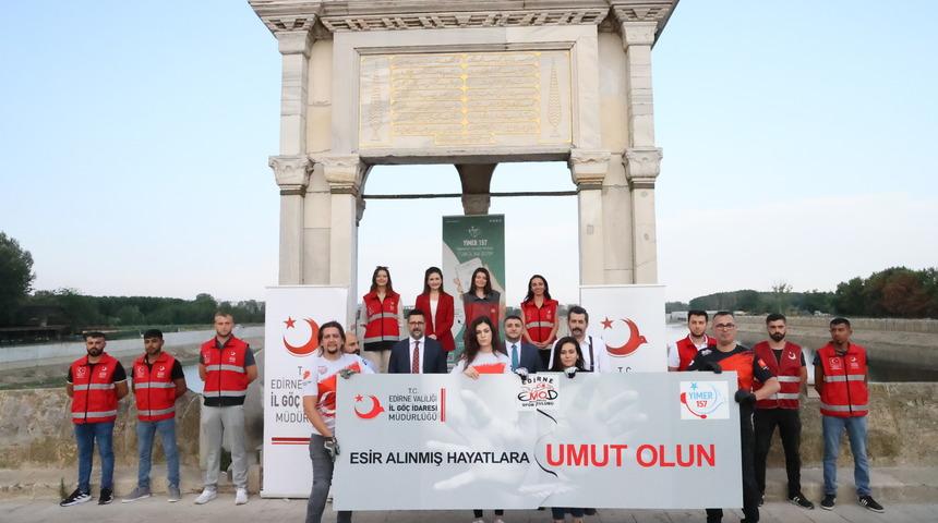 Edirne'de "Dünya İnsan Ticaretiyle Mücadele Günü" etkinliği düzenlendi