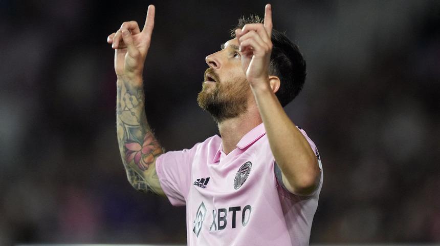 Amerika'da Lionel Messi çılgınlığı devam ediyor! Yine maça damga vurdu...