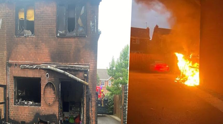 Tek bir hatası tüm evinin yanmasına neden oldu! Ailesi canını zar zor kurtardı... Alevler bir anda yükseldi