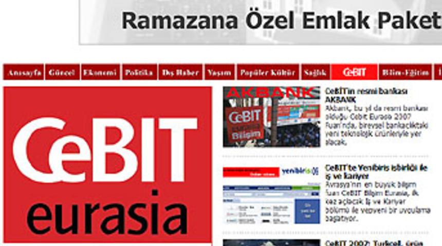 CeBIT Mynet'te de kapılarını a&ccedil;tı
