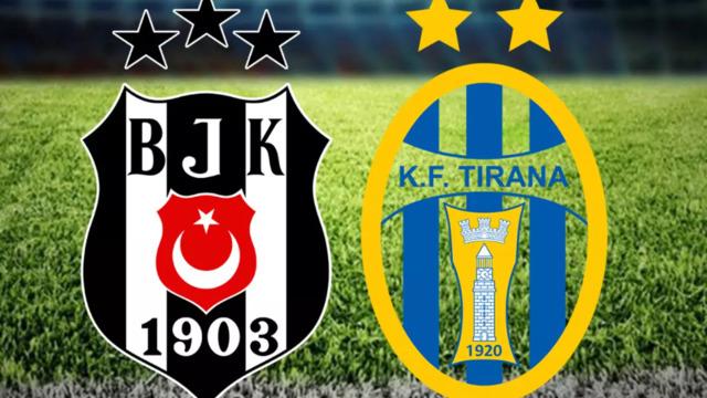 Beşiktaş Tirana maçı hangi kanalda, saat kaçta? Kara Kartal deplasmanda 2-0 galip!
