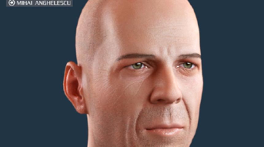 Bruce Willis de Ş&ouml;hretler Kaldırımı'nda