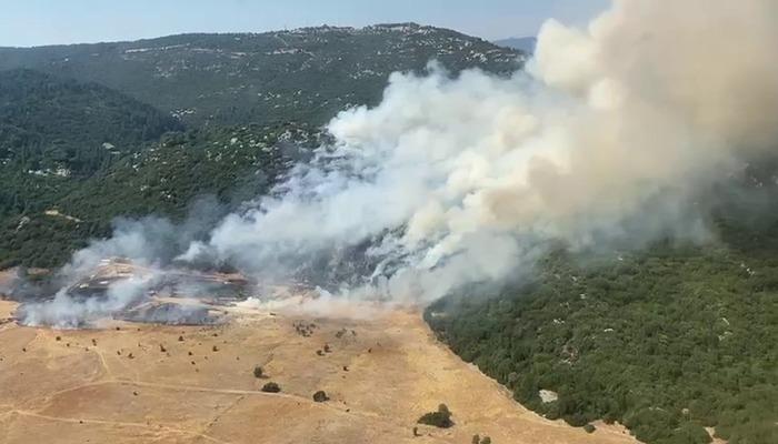 Antalya Kaş'ta orman yangını başladı!