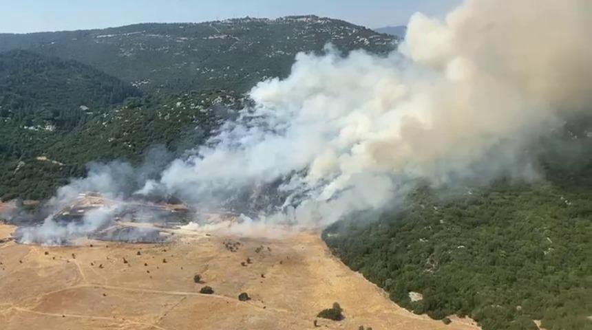 Antalya Kaş'ta orman yangını başladı! 