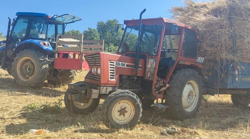 Uşak'ta iki traktör arasında kalan kişi hayatını kaybetti