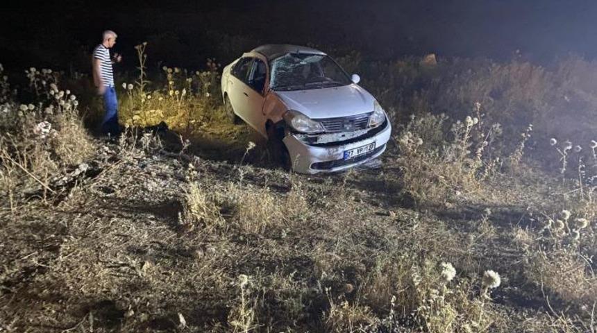 Diyarbakır’da otomobil takla attı: 1’i bebek 4 yaralı