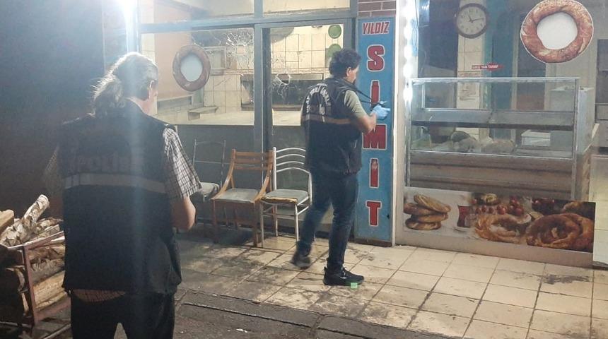 Çorum'da bir iş yeri silahlı saldırıda zarar gördü
