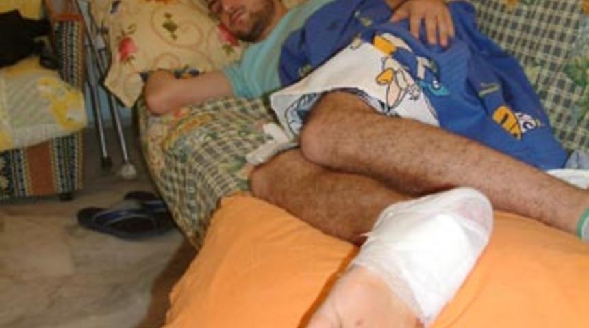 Patlayan bomba, hayatını kararttı