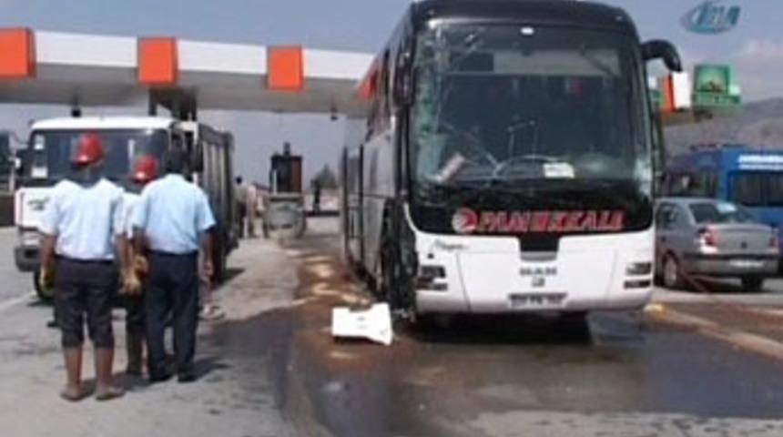 Otoban gişesinde feci &ouml;l&uuml;m