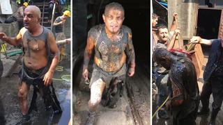 Başlattığı geleneğin kurbanı oldu! Şaşkına çeviren görüntüler: Kıyafetlerini parçalayıp çamur ve yağa buladılar