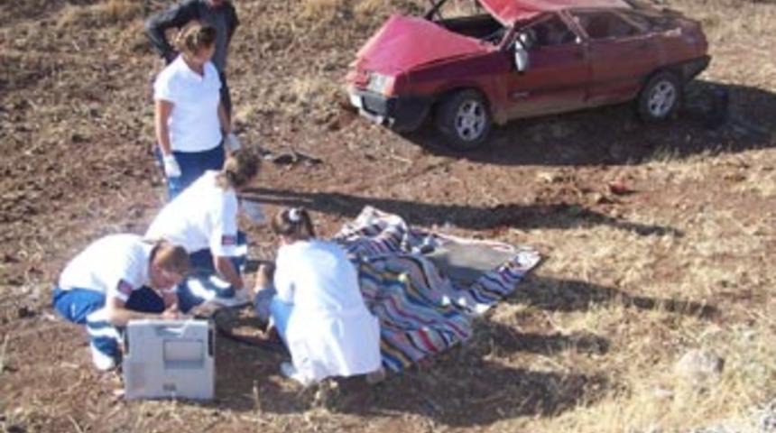 Kilis'te trafik kazası: 1 &ouml;l&uuml;, 1 yaralı