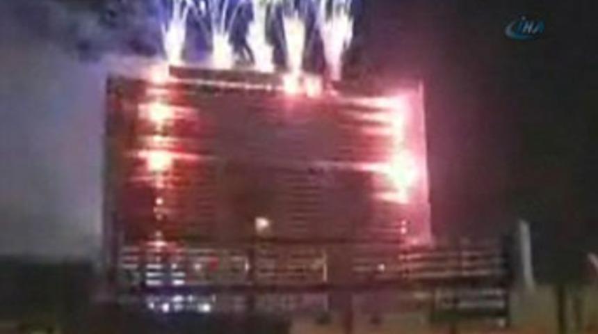 Otel yıkımı g&ouml;rsel ş&ouml;lene d&ouml;n&uuml;şt&uuml;