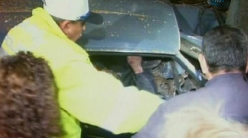 İmdadına itfaiye yetişti