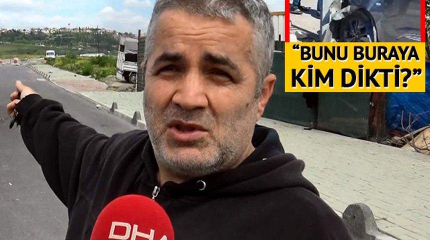 Avcılar'da görenleri şaşırtan görüntü! "Bunu buraya kim dikti?"