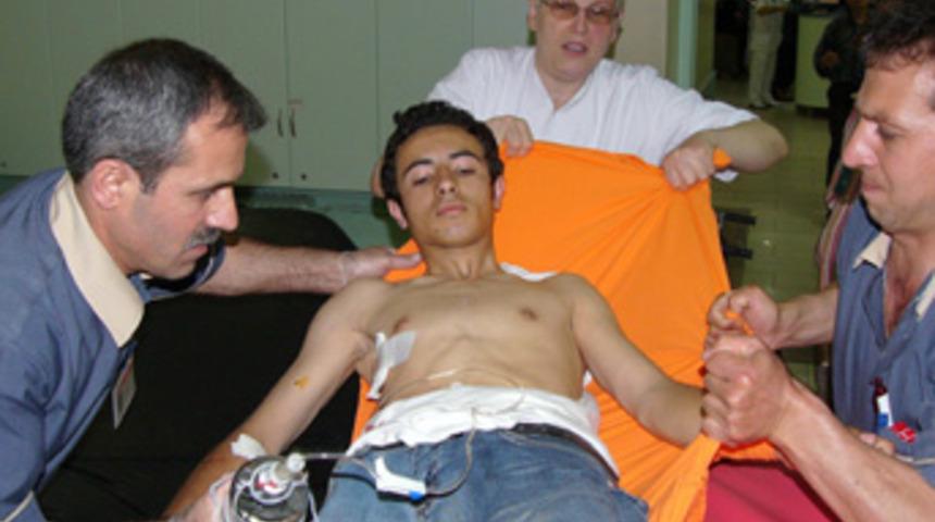 Bisikletle gezerken saldırıya uğradı