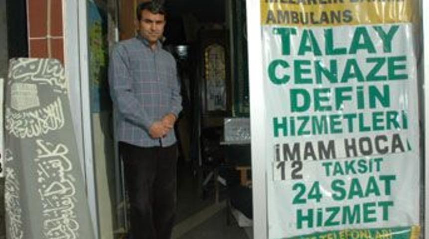 Hırsızlar kefen &ccedil;aldı