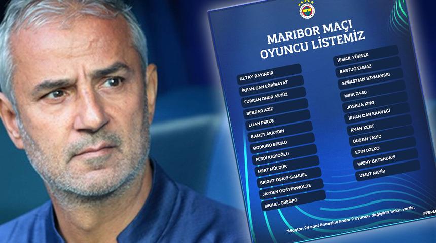 Fenerbahçe kadrosunu UEFA'ya bildirdi! Zimbru maçına göre tam 9 değişiklik