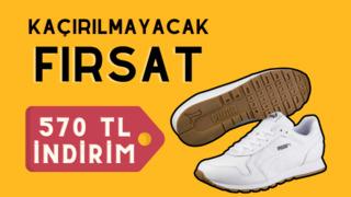 Fiyatı 1330 TL'ye düştü! Puma'nın beğenilen ayakkabı modelinde 570 TL indirim