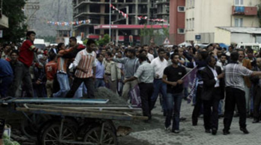 Doğubayazıt'ta korkutan kavga