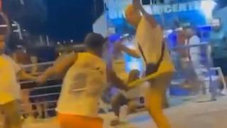 Akıllara 'İrlandalı boksörü' getirdi! 6 kişi 1 turiste saldırdı, yumruklar, küfürler havada uçuştu