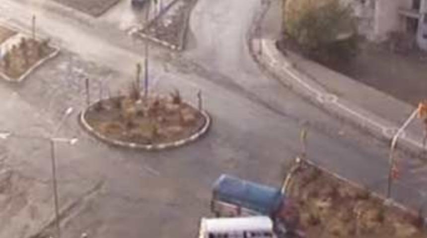 Kaza anı işte b&ouml;yle g&ouml;r&uuml;nt&uuml;lendi