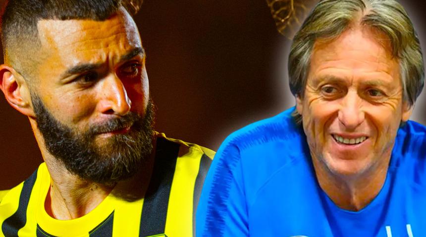 Yıldız oyuncu Karim Benzema'ya Arabistan'da Jorge Jesus şoku! Penaltı kaçırdı...