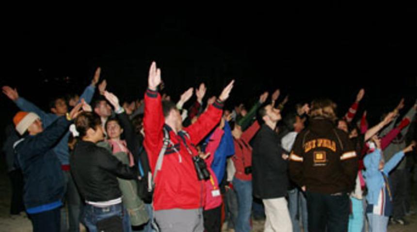 G&ouml;ky&uuml;z&uuml; meraklıları Uludağ'da buluştu