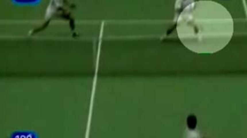 Adresini şaşıran kuşa tenis topu nasıl &ccedil;arptı?