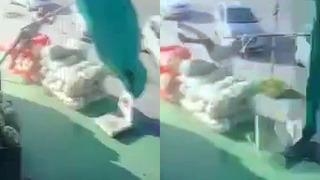 2. 'Şemsiye ile uçan adam' vakası! Kısa sürede sosyal medyada ilgi odağı oldu