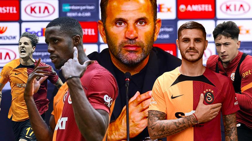 Galatasaray'ın Olimpija Ljubljana maçı kadrosu belli oldu! Zaha, Icardi, Zaniolo...