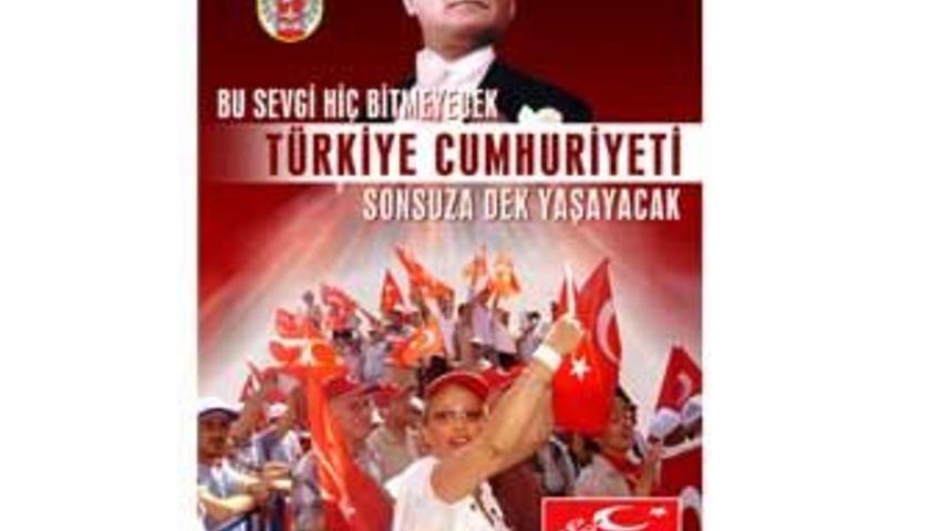 Cumhuriyet Mitingi Genelkurmay'ın afişinde