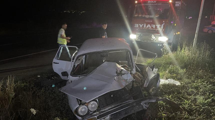 Bolu'da meydana gelen kazada 1 kişi yaralandı