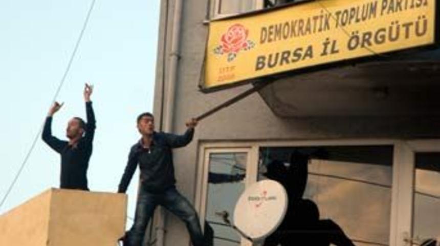DTP Bursa il başkanlığı'na saldırı