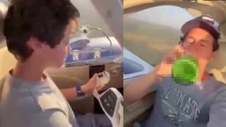 Özel uçakları yere çakılan baba ve oğlunun son görüntüleri ortaya çıktı! Kazadan saniyeler önce böyle görüntülendiler...