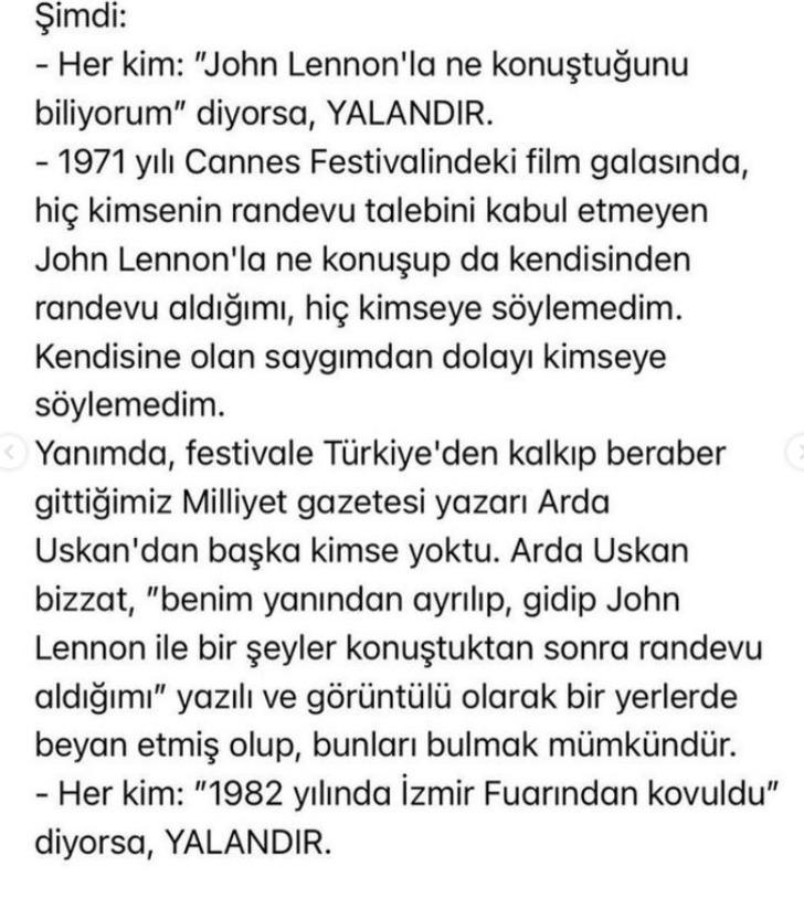 Kanat Atkaya, Erkin Koray'ın kendisine yazdığı mektubu paylaştı! 52 yıl önce John Lennon ile ne konuştu? G2