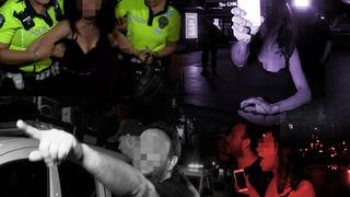 Kadıköy sokaklarında kargaşa! Polisi tehdit edip Sıkın bana biber gazını diye çıkıştılar... Polis kolundan tutarak götürdü