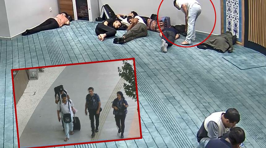 İstanbul Havalimanı mescidinde hırsızlık yapan zanlılar yakalandı!