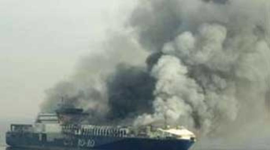 T&uuml;rk gemisindeki yangın kontrol altında