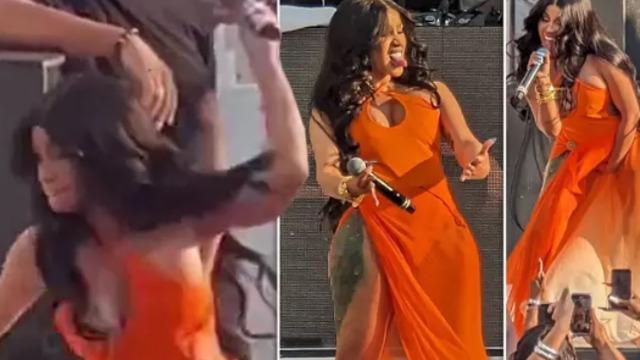Rapçi Cardi B'nin hayranına fırlattığı mikrofon satıldı! Fiyatı dudak uçuklattı