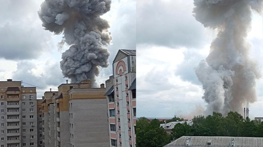 Rusya'da bir fabrikada şiddetli patlama! Onlarca yaralı var...