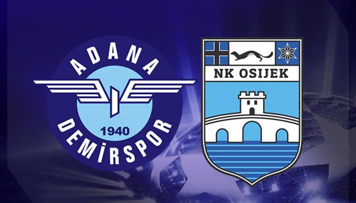 Adana Demirspor Osijek maçı ne zaman, saat kaçta? UEFA Avrupa Konferans Ligi 3. Eleme turu Adana Demirspor Osijek maçı hangi kanalda?Futbol