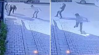 Sokak ortasında çifte silahlı saldırı! Dehşet anları kamerada