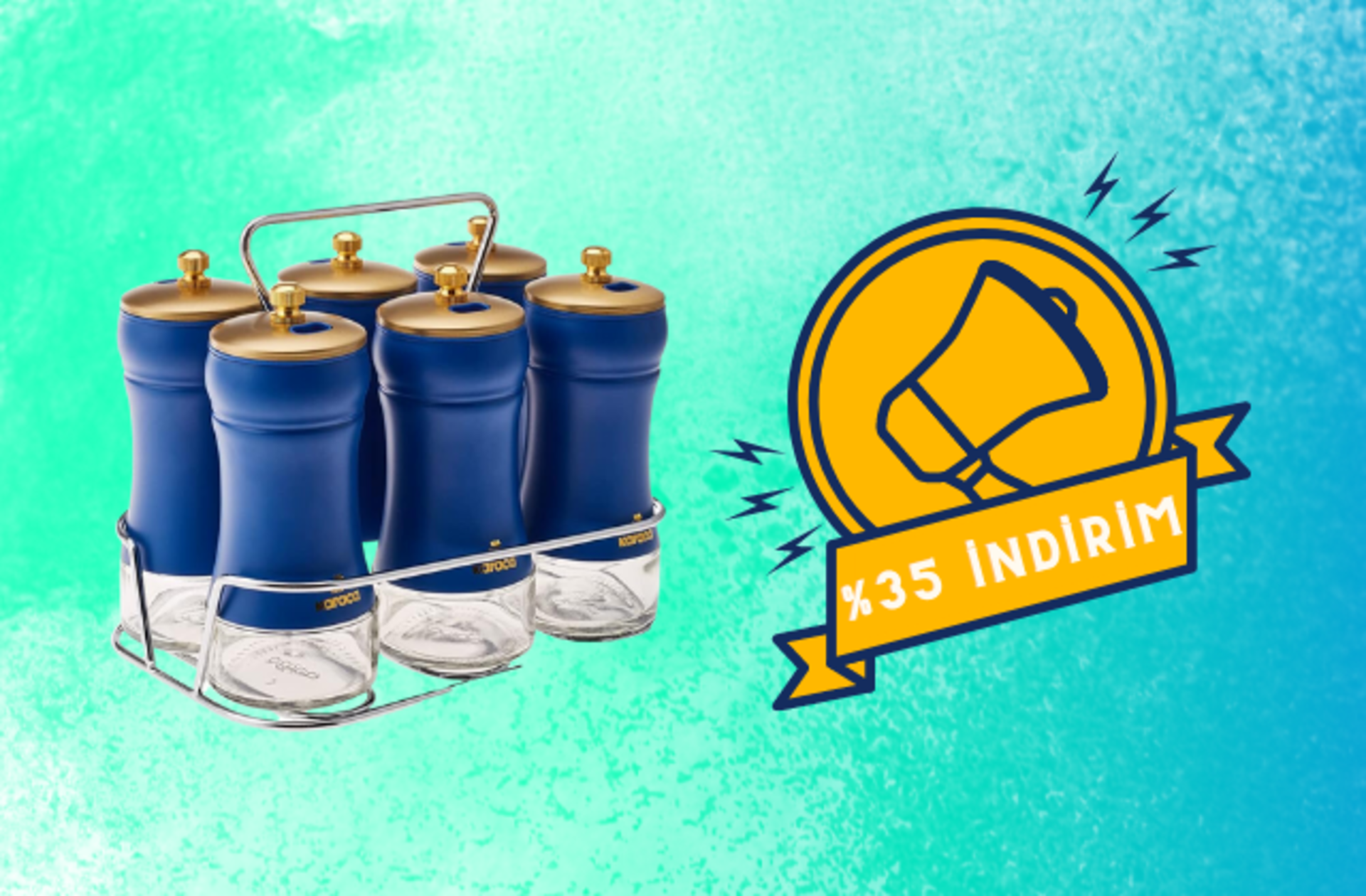 Fiyatı 325 TL'ye düştü! Baharatlık arayanlara müjde: Karaca'nın setinde %35 indirim