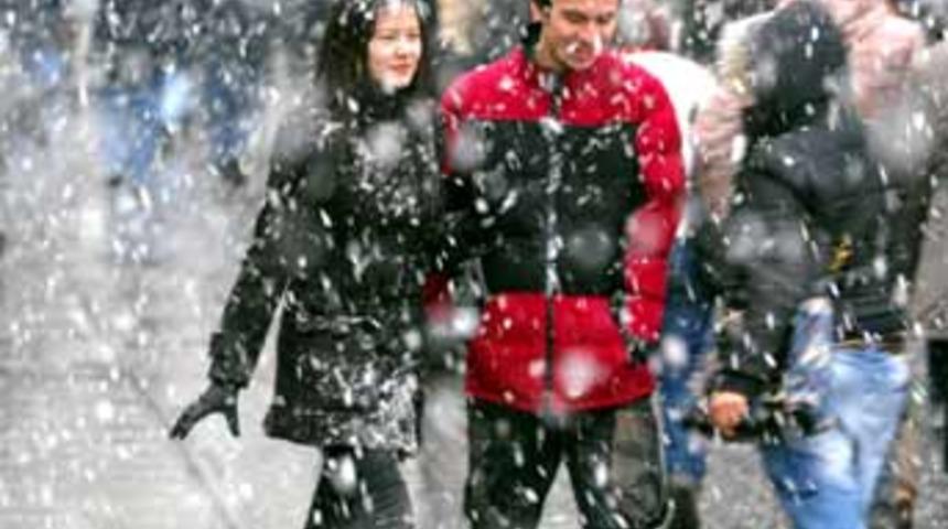 Kar akşam yeniden başlayacak