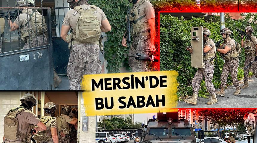S&ouml;zde yıl d&ouml;n&uuml;m&uuml;nde hain plan! Kapıları ko&ccedil;başlarıyla kırıldı: Mersin'de ter&ouml;r &ouml;rg&uuml;t&uuml;ne şafak operasyonu
