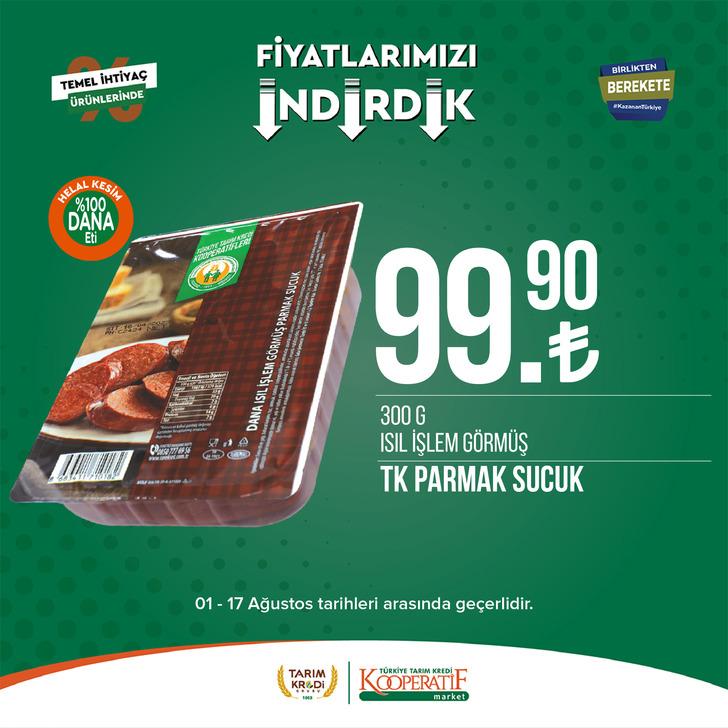 Tarım Kredi marketlerinden 'Fiyatları indirdik' kampanyası: Kağıt havlu 159,90 TL, temizleyici sprey 22.90 TL G3